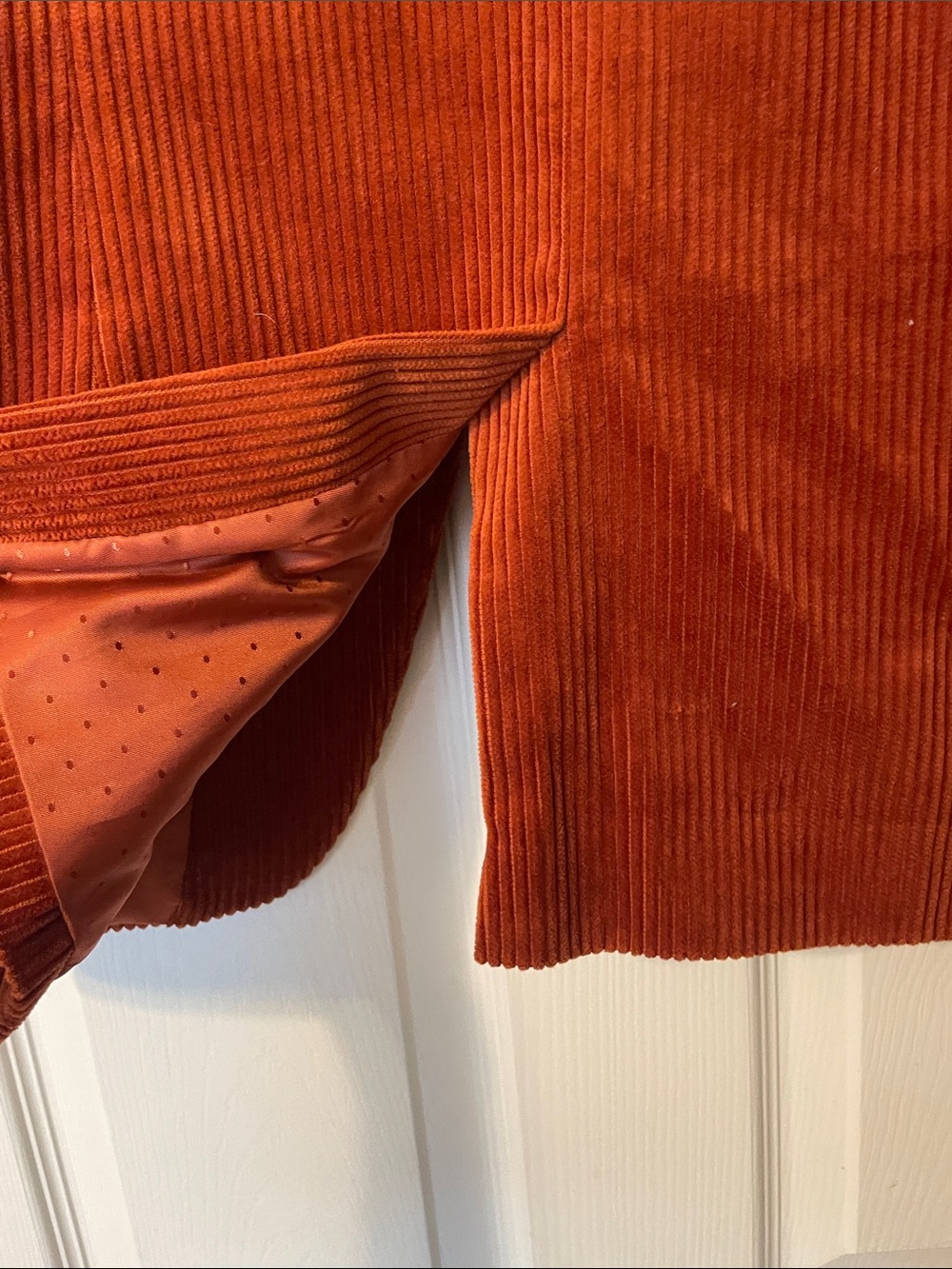 Banana Republic Rust Corduroy Single-Button Blazer - Picture 8 of 8